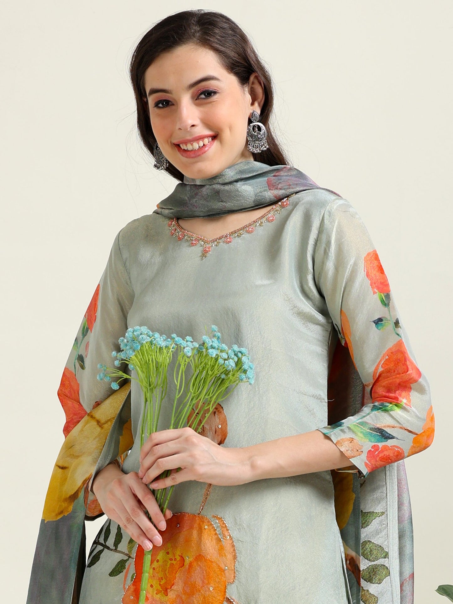 Light Teal Shimmer Elegance – Tissue Shimmer 3-Piece Set (1KI-5-C12)