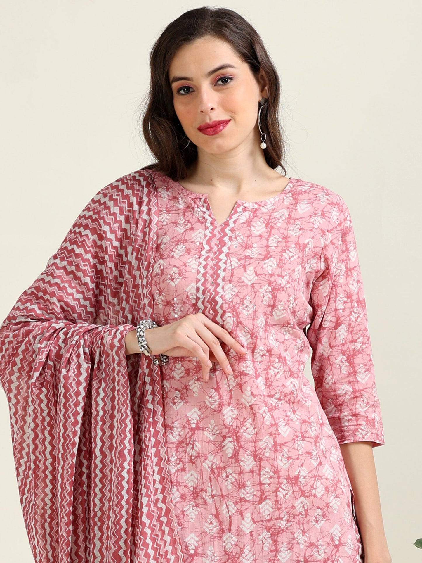 Mauve Muse – Barbie-Inspired Cotton 3 piece set (2TP-2-C15)