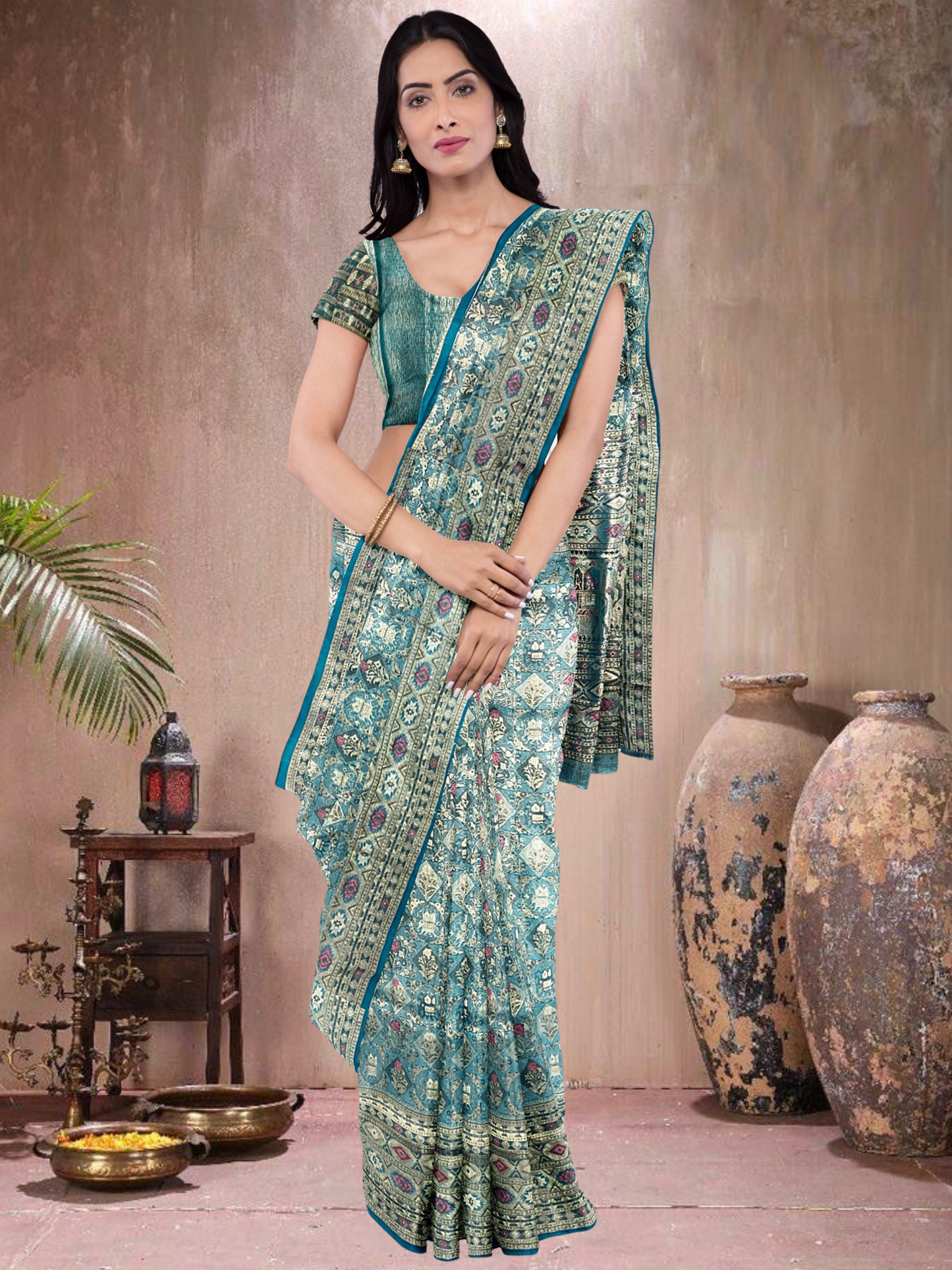 Rama Radiance – Satin Tissue Weave Saree (RM-519018)