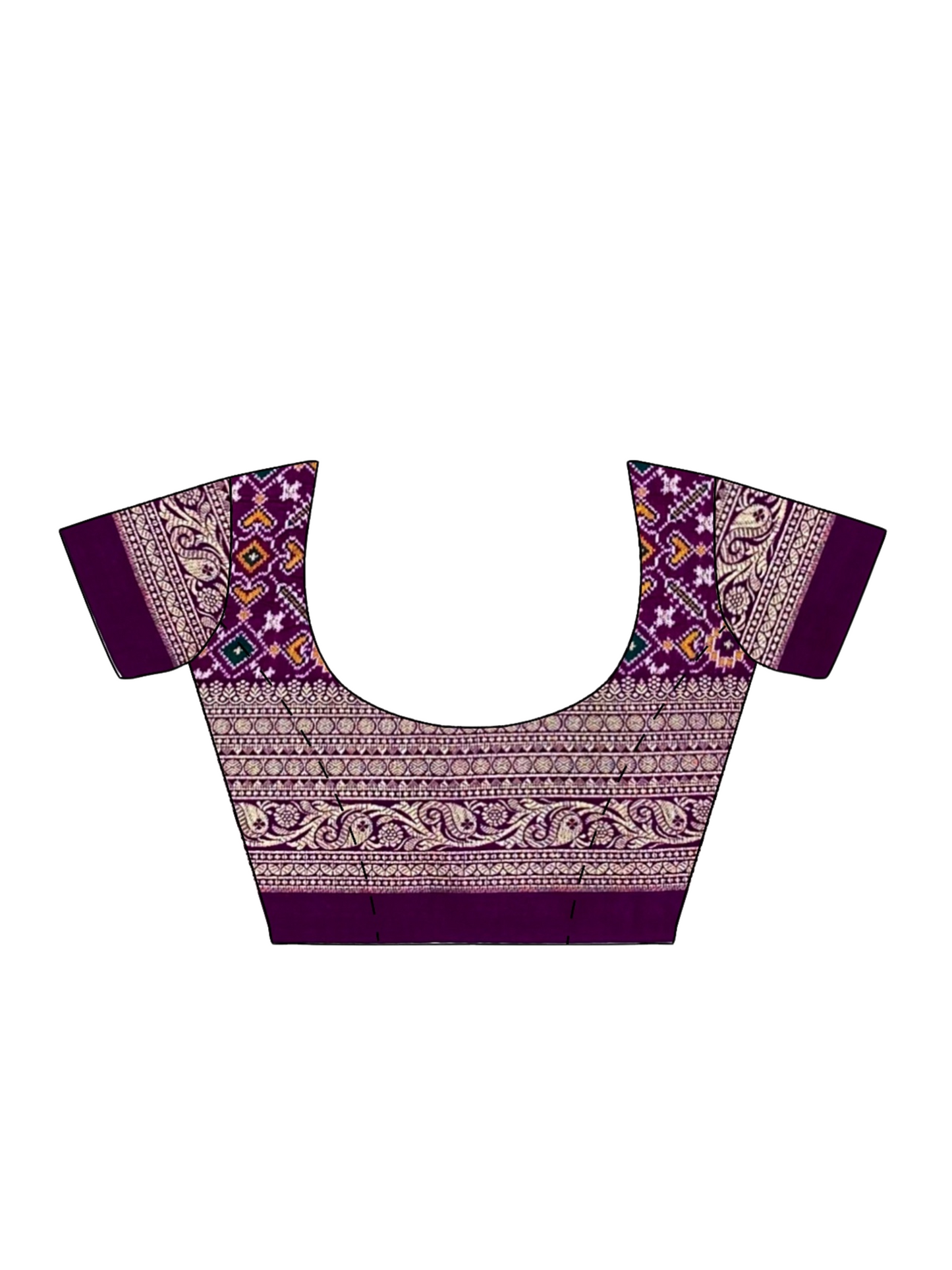 Pink-Purple Charm – Tussar Silk Saree (PI-PU-K20F15)