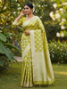 Olive Gleam Tissue Art Silk Saree (OG-521005)