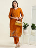 Golden Mustard Grace – Handworked Viscose 3 piece set (1KI-4-C11)