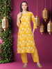 Sunshine State – Yellow Printed Cotton Kurti (2TP-4-A5)