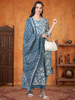 Blue Bloom – Blue & White Printed 3-Piece Set (2TP-6-C19)