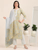 Mosaic Masti – Yellow Printed Cotton 3-Piece Set (2TP-4-C21)