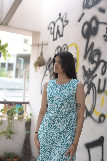 Rama Rave – Printed Cotton Co-ord Set (2DF-5-B14)