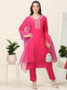 Rani Razzle – Hot Pink Handworked 3-Piece Set (2AA-2-C6)