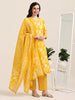 Sunflare Serenity – Yellow Printed 3-Piece Set (2TP-4-C5)