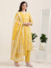 Sunshine Aura– Yellow & White Floral 3-Piece Set (2TP-4-C16)